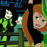 Sam and Kim tied up by Shego