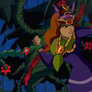 Daphne caught in Poison Ivy's Plant Trap