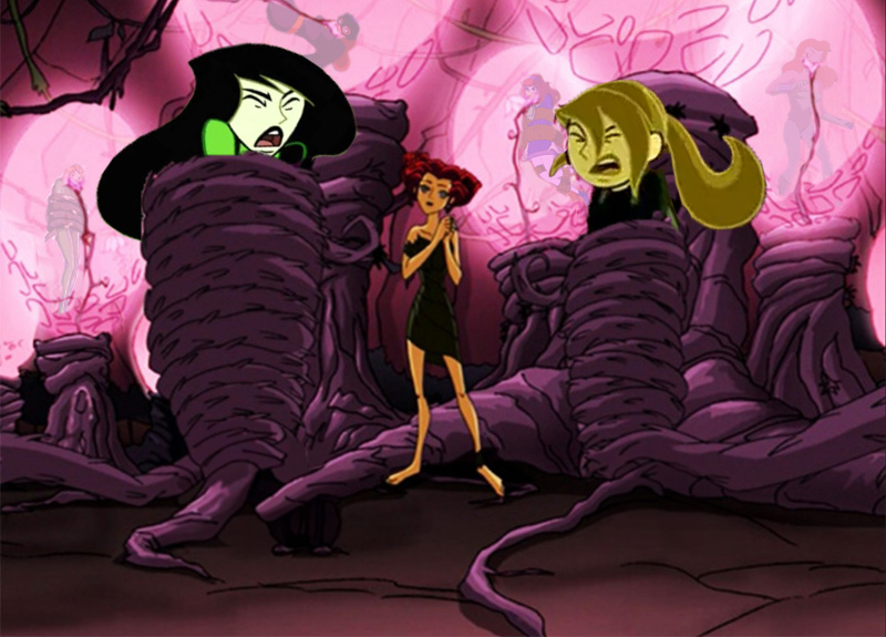 Poison Ivy Captures Kim Shego and Friends
