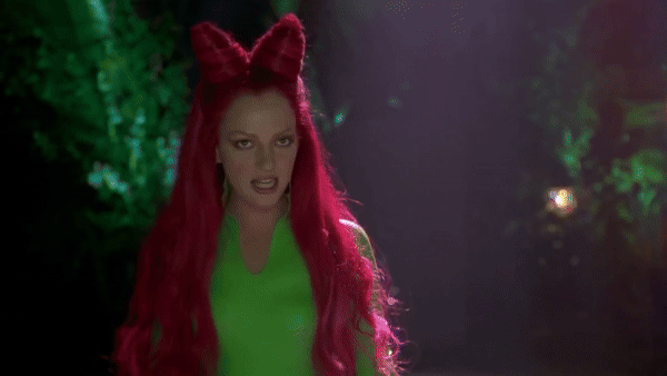 Captured by Poison Ivy and her vines