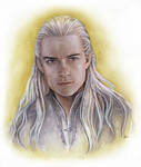 Legolas portrait by JankaLateckova