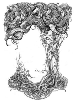 The Dryad by JankaLateckova The Dryad by JankaLateckova
