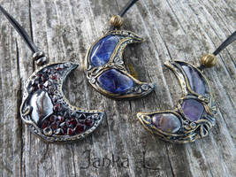 Moon pendants