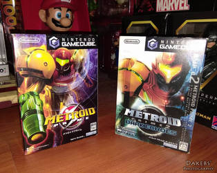 JP ver. of Metroid Prime 1 and 2 for the Gamecube