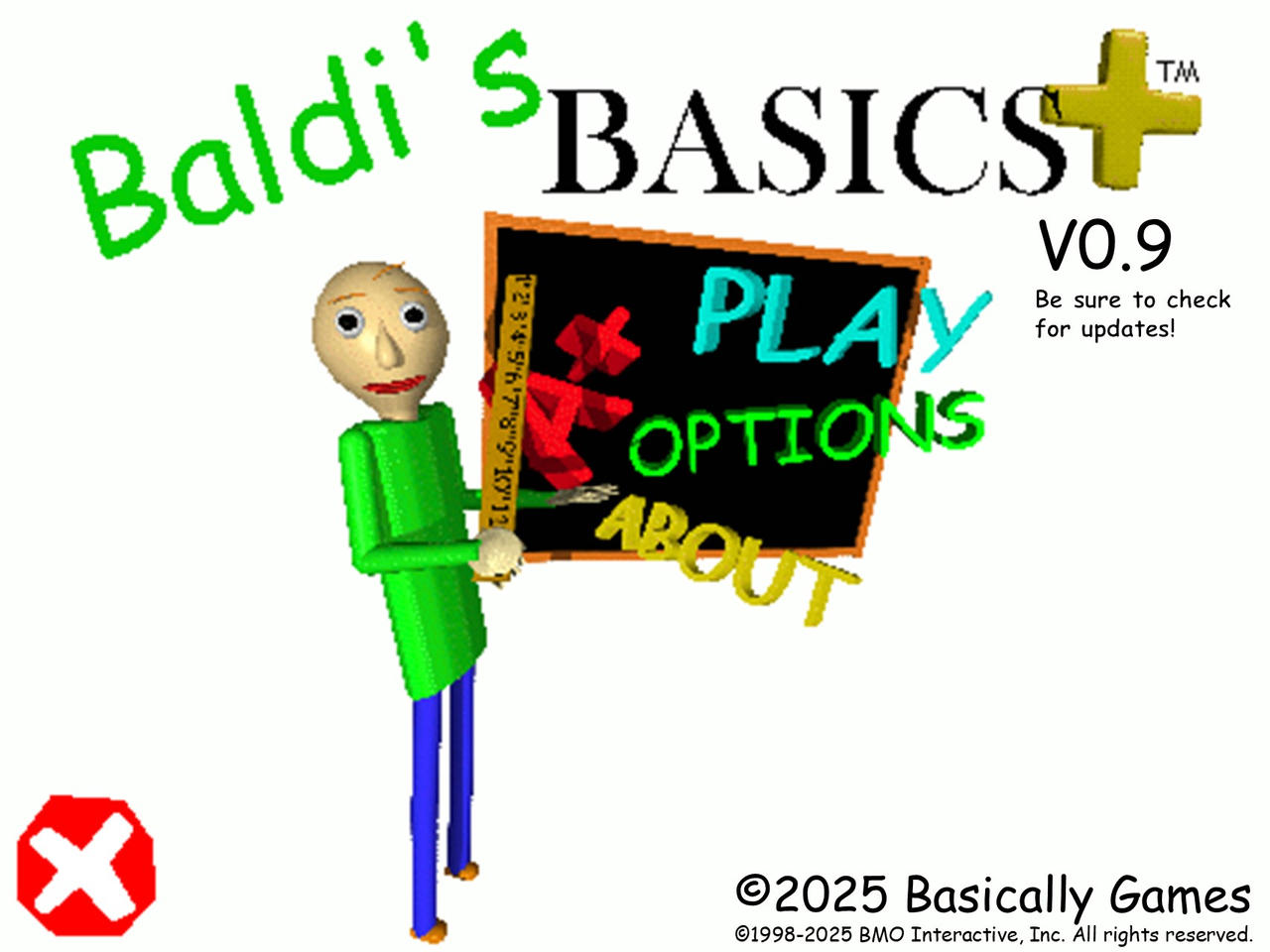 Baldis Basics Plus 0.9 Main Menu by JJXTEM on DeviantArt