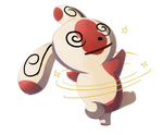 Spinda used Teeter Dance! by DragonchildX