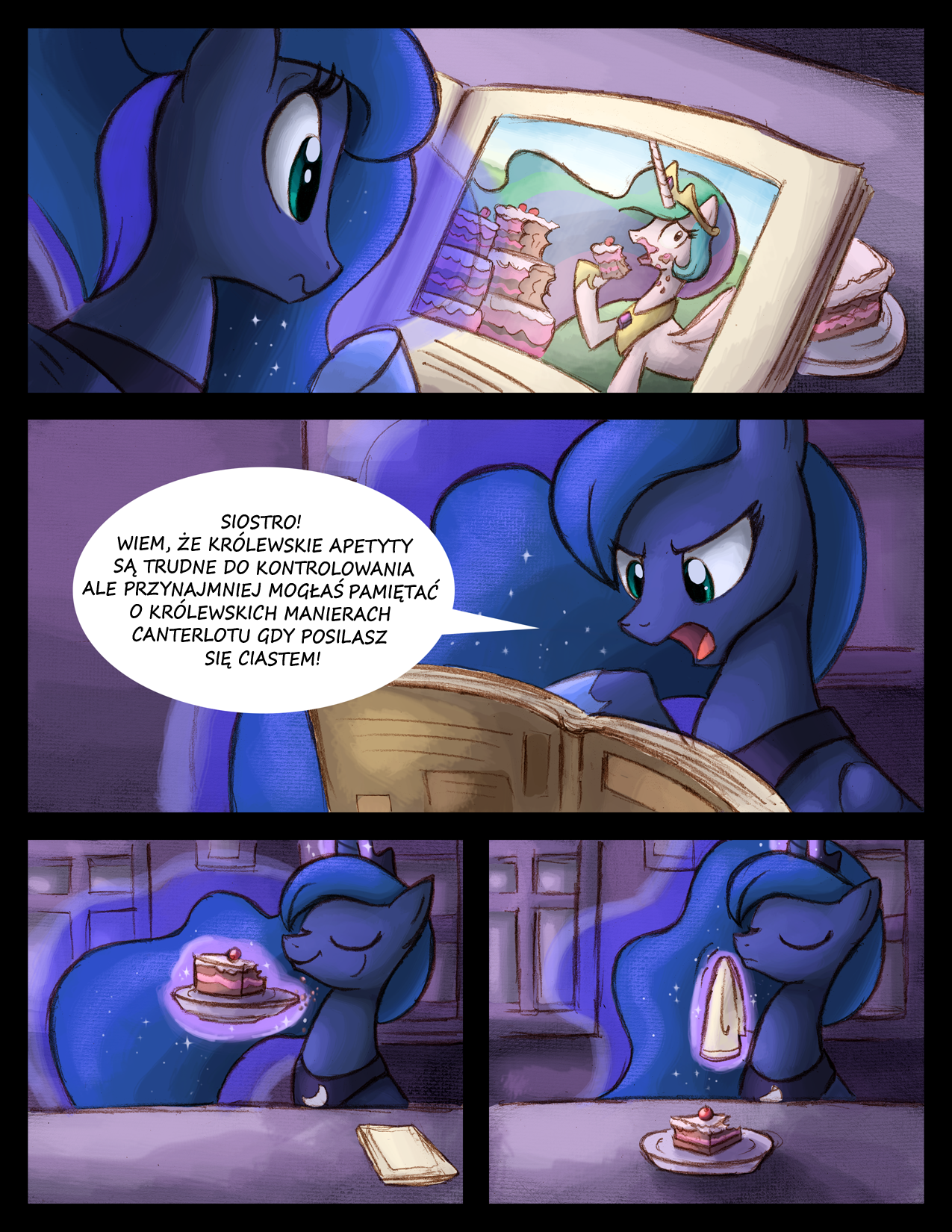 Filly Luna Eats Cake pt. 3 by Ric-M