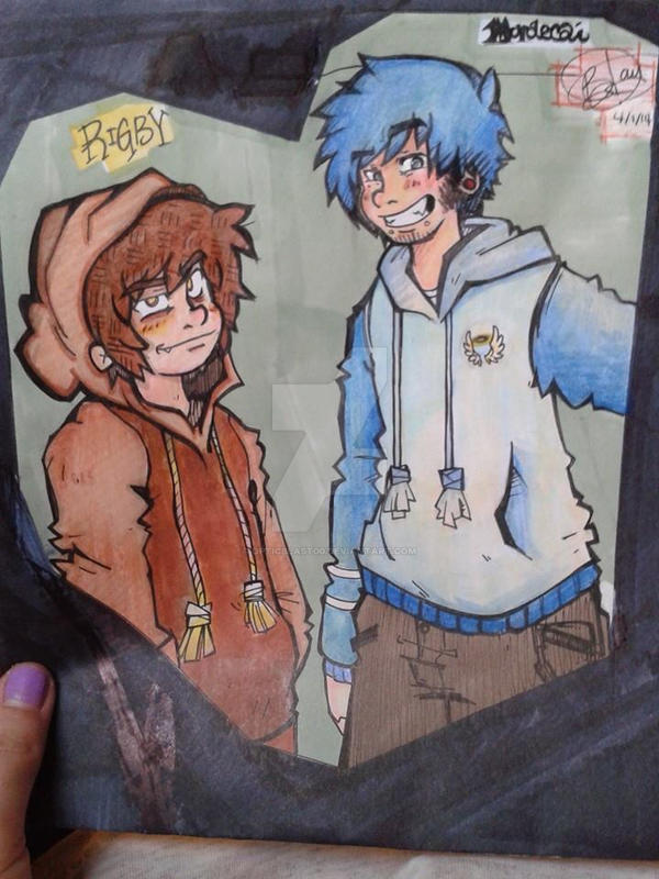 Human Mordecai and Rigby by OpticBlast00 on DeviantArt