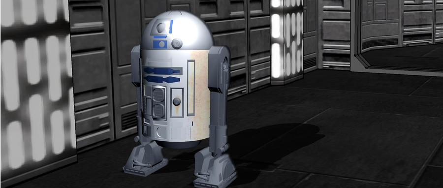 R2-D2 in the death star (work in progress)