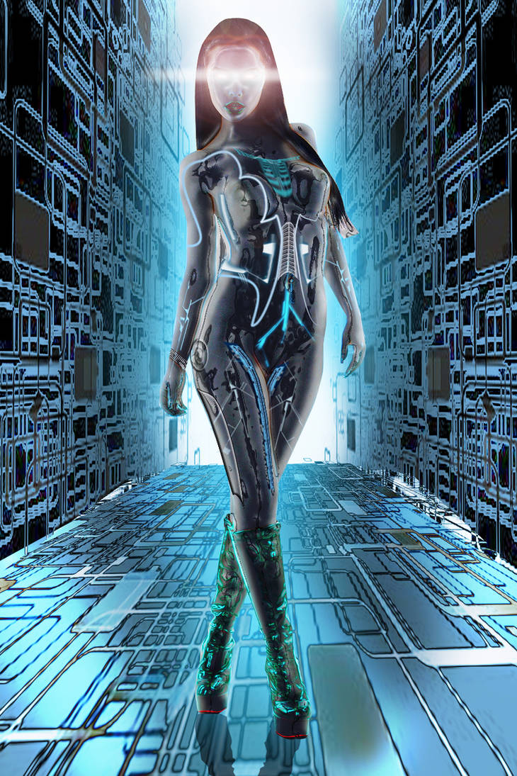 Сущность искусственного интеллекта. Девушка андроид. Девушка робот. Женщина будущего. Искусственный интеллект арт.