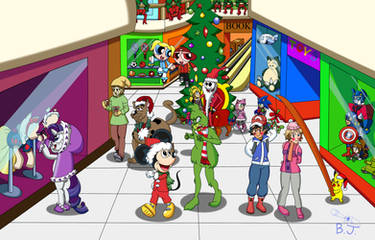 Christmas at Toontown Mall