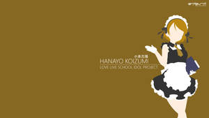 Hanayo Koizumi Wallpaper - 02 [Minimalist]