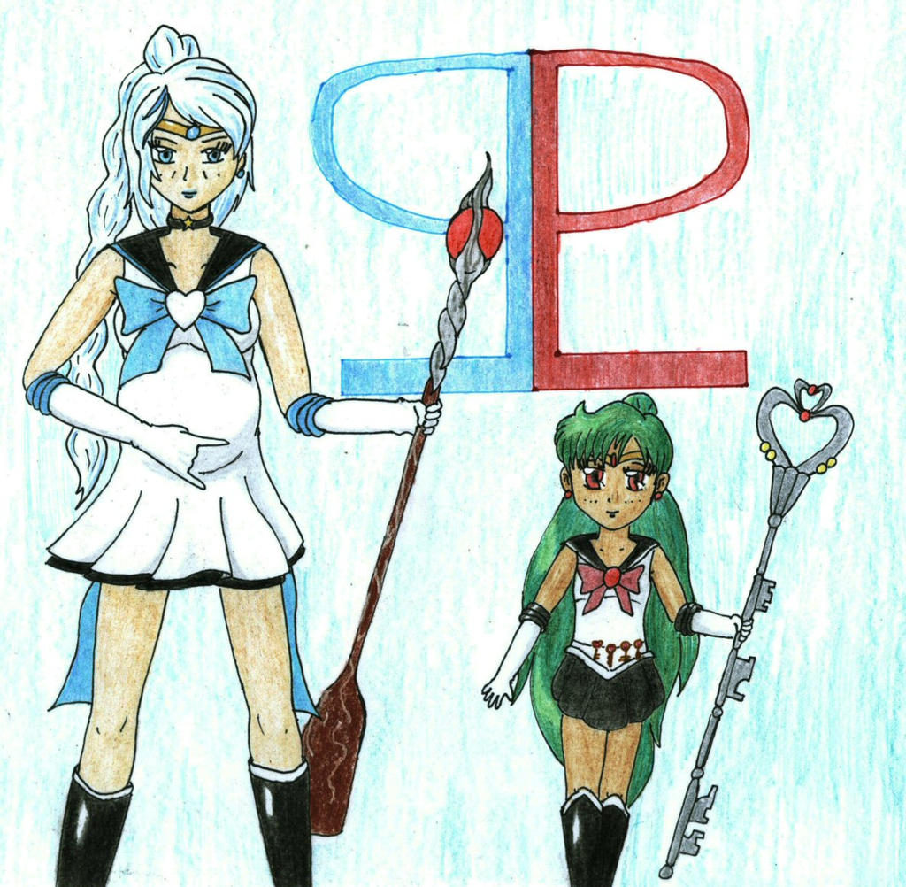 Sailor Charon and young Pluto