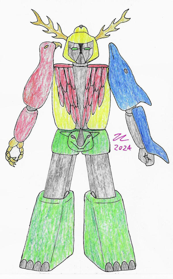 Element Megazord sketch by Zoe-the-Pink-Ranger on DeviantArt
