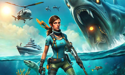 Subnautica and Lara Croft