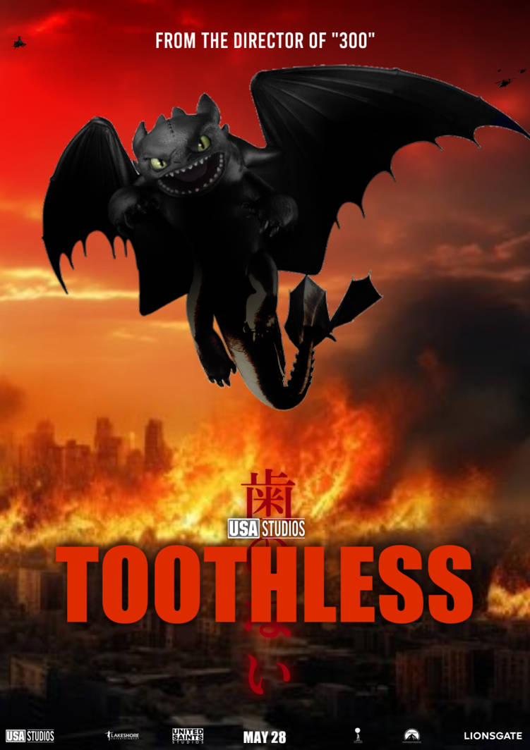 Toothless (2010) Poster by UnitedSaint on DeviantArt