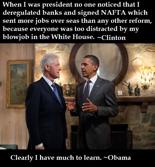 Clinton Teaches Obama