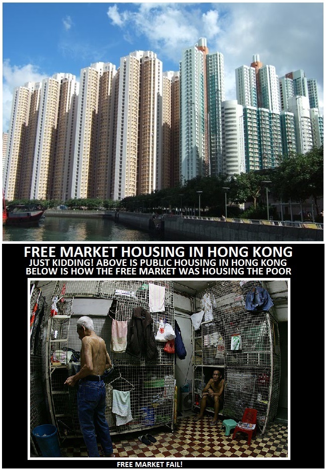 Public vs Free Market Housing in Hong Kong