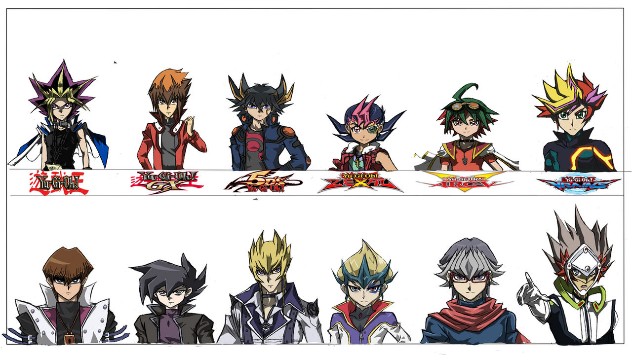 SIX YU-GI-OH MC AND RIVALS by vanjiolet on DeviantArt