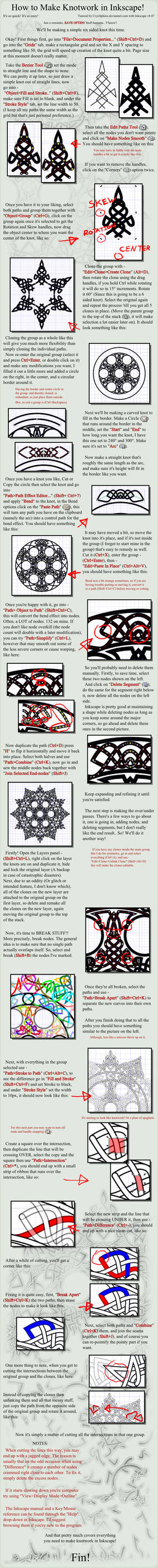 Knotwork Tutorial for Inkscape