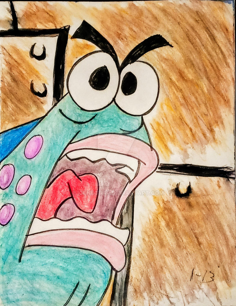 Angry Fish Character Angry Fish by icenectar on DeviantArt