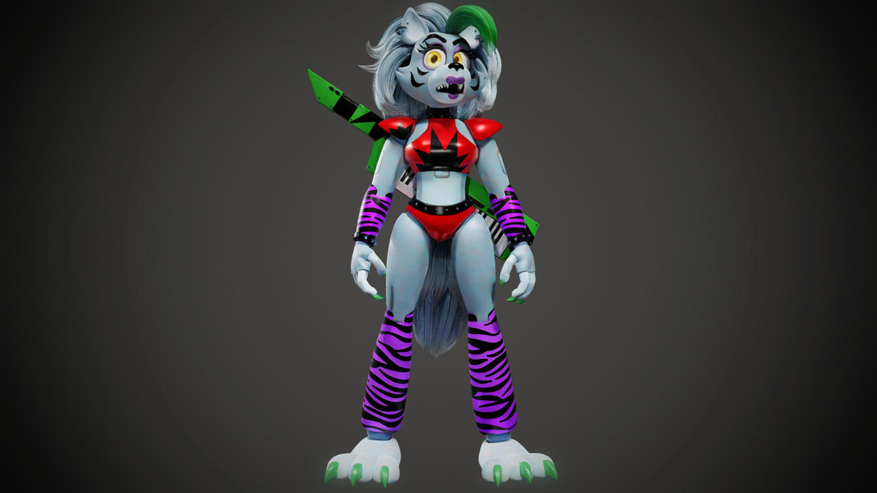 Roxanne Wolf (Blender) by shock888 on DeviantArt