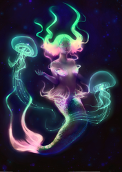 Bioluminescent Mermaid