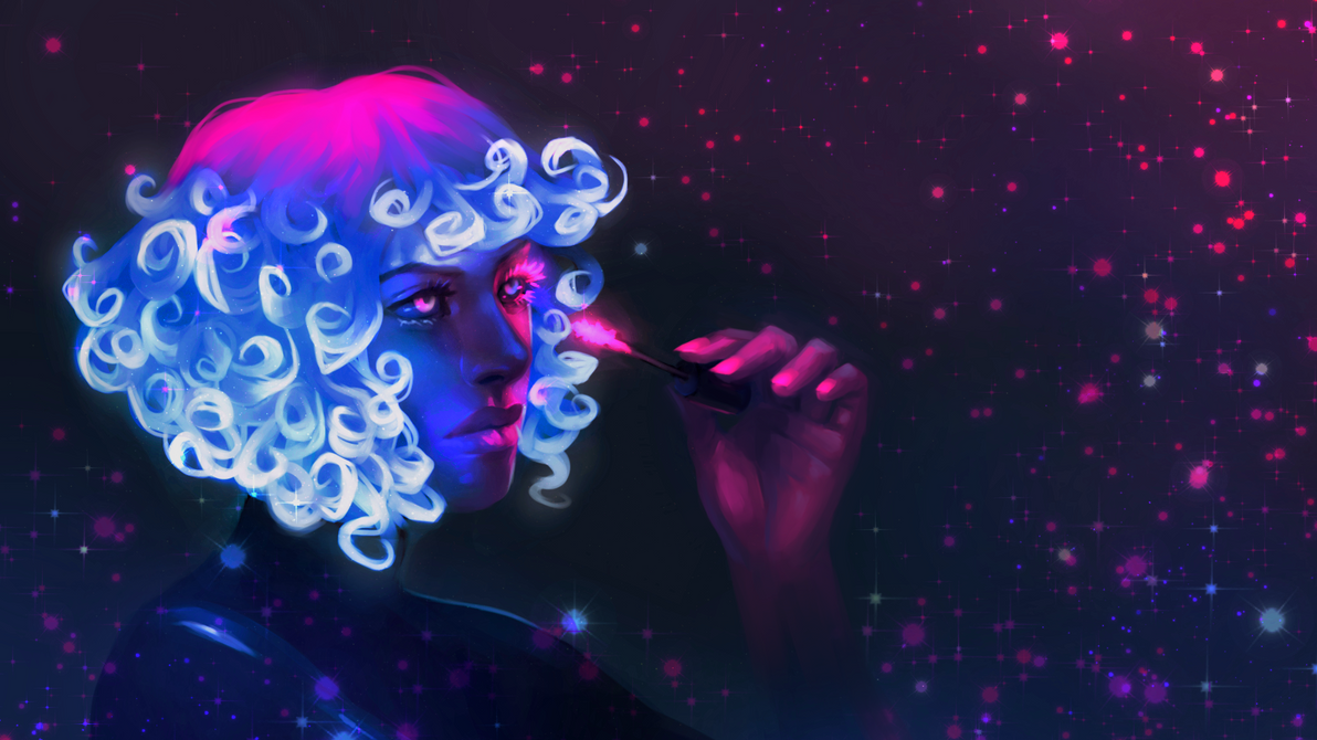 Neon Mascara by XernonaEcho