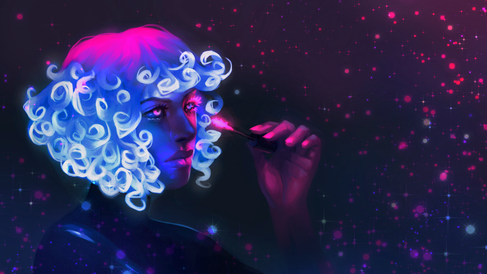 Neon Mascara by XernonaEcho