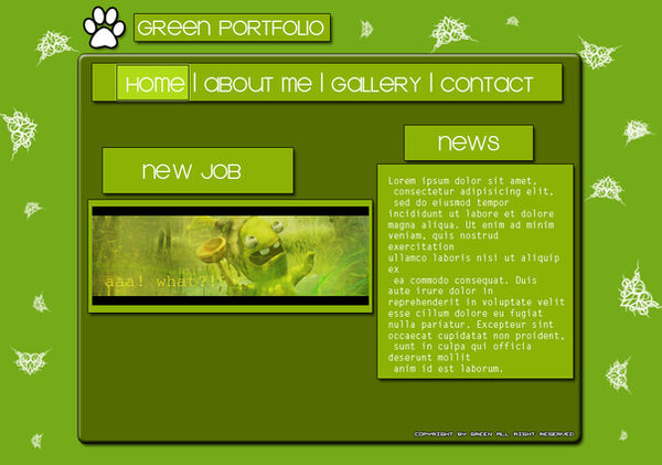 Layout Go Green Green Layout by GreenGallery on DeviantArt