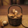 Basket With Mushroom (details)