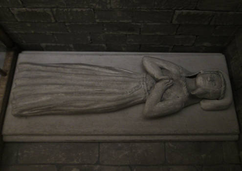 Tomb Of A Nobel Lady By The Altar