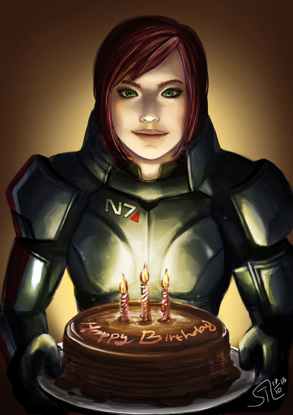 Happy Birthday! (Mass Effect FanArt)