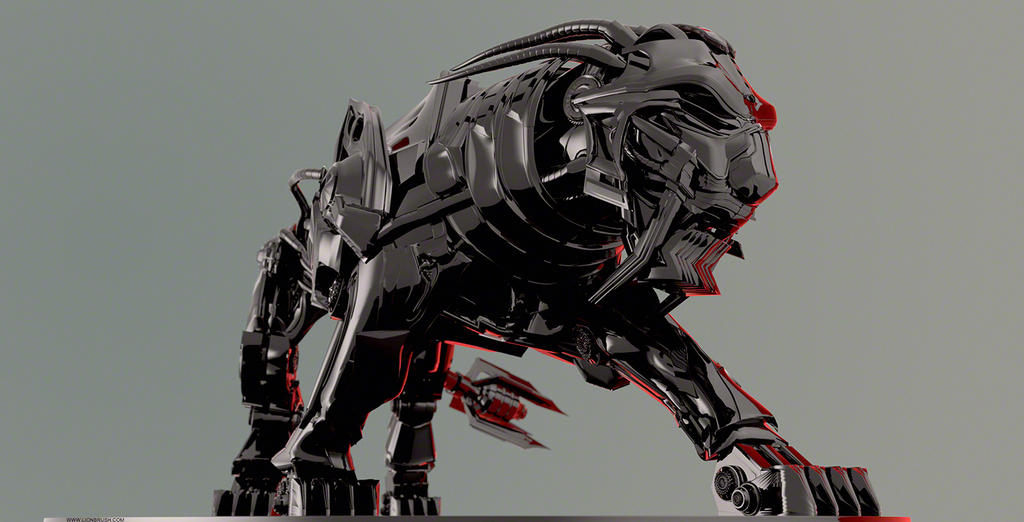 Robobeast 3D Art by Lionbrush Haj Jomehri by lionbrush on DeviantArt