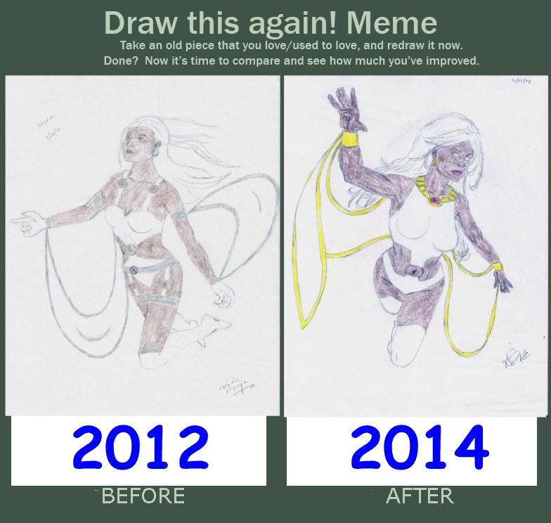 Redraw meme: Storm