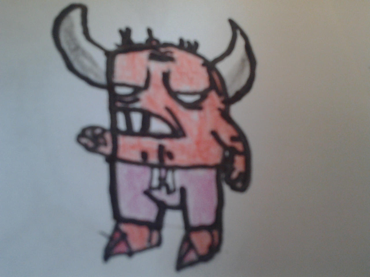 Rayman 4 Conclusion enemy: Red Minotaur by jahmirwhite on DeviantArt