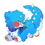 O-0090 Dino Cupcake by SooshDatabase