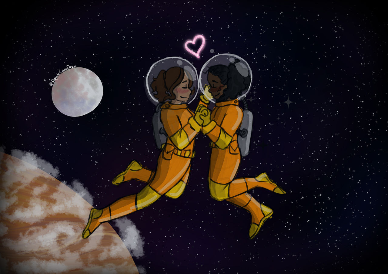 Lesbians In Space By AquilaCantDraw On DeviantArt lesbians-in-space-by-aquilacantdraw-on-deviantart