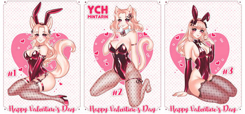 [OPEN] Valentine's Day YCH's by Mintarin