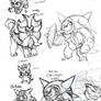 Pokemon XY sketches