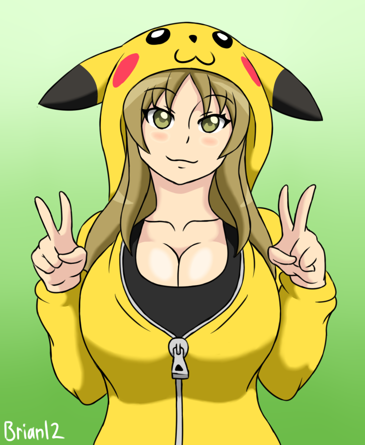 Commission: Dali-chan Pikachu Hoodie for Dali91