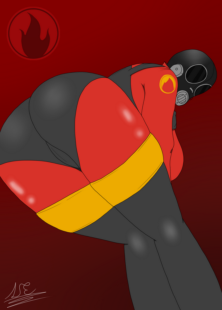 Fe Pyro Fem Pyro (Red Team) - FanArt by SebastianEnriqueArt on DeviantArt