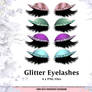 Glitter Eyelash PNG file