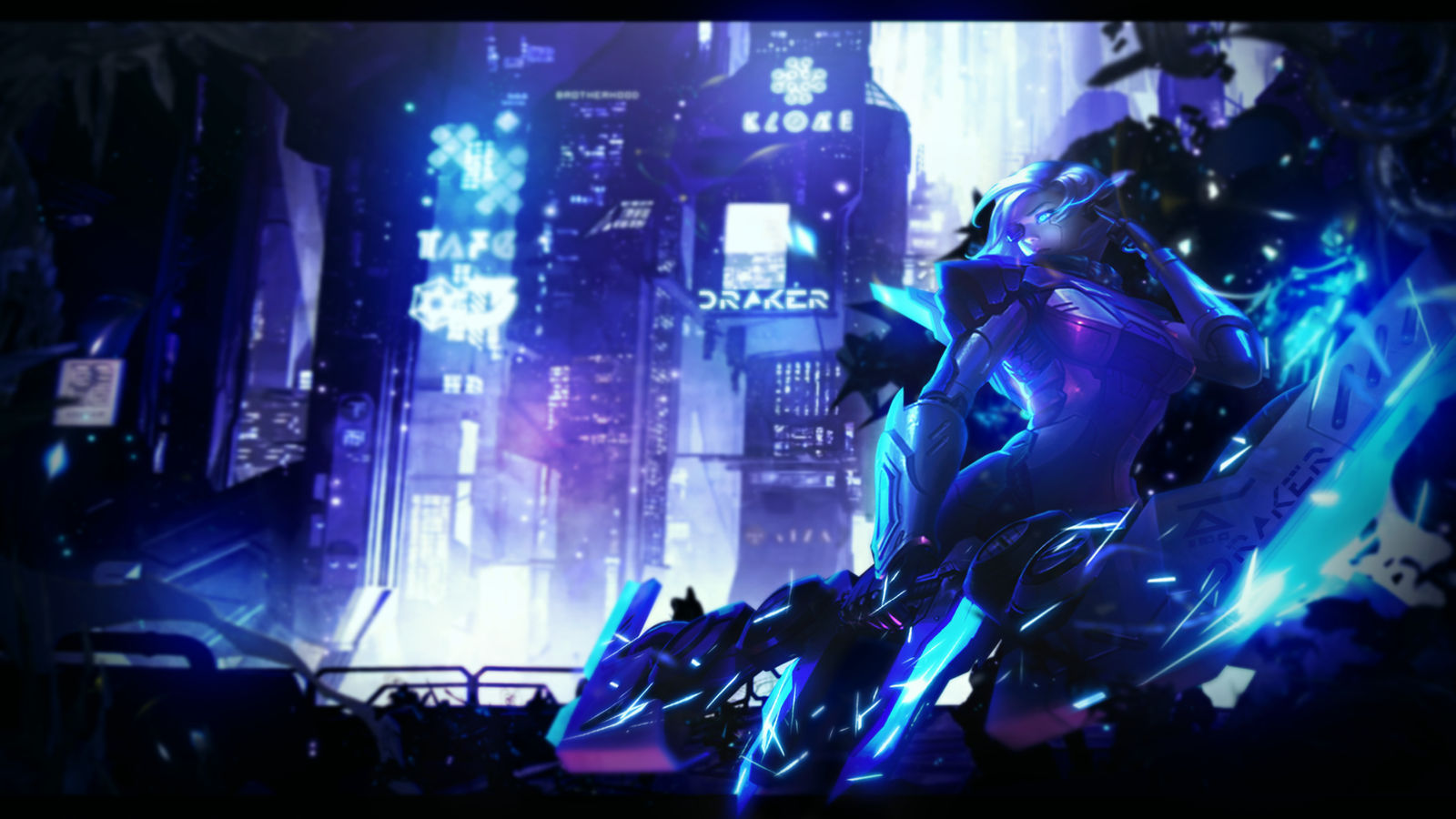 League Of Legends Project Ashe Wallpaper by DeyKyra on DeviantArt