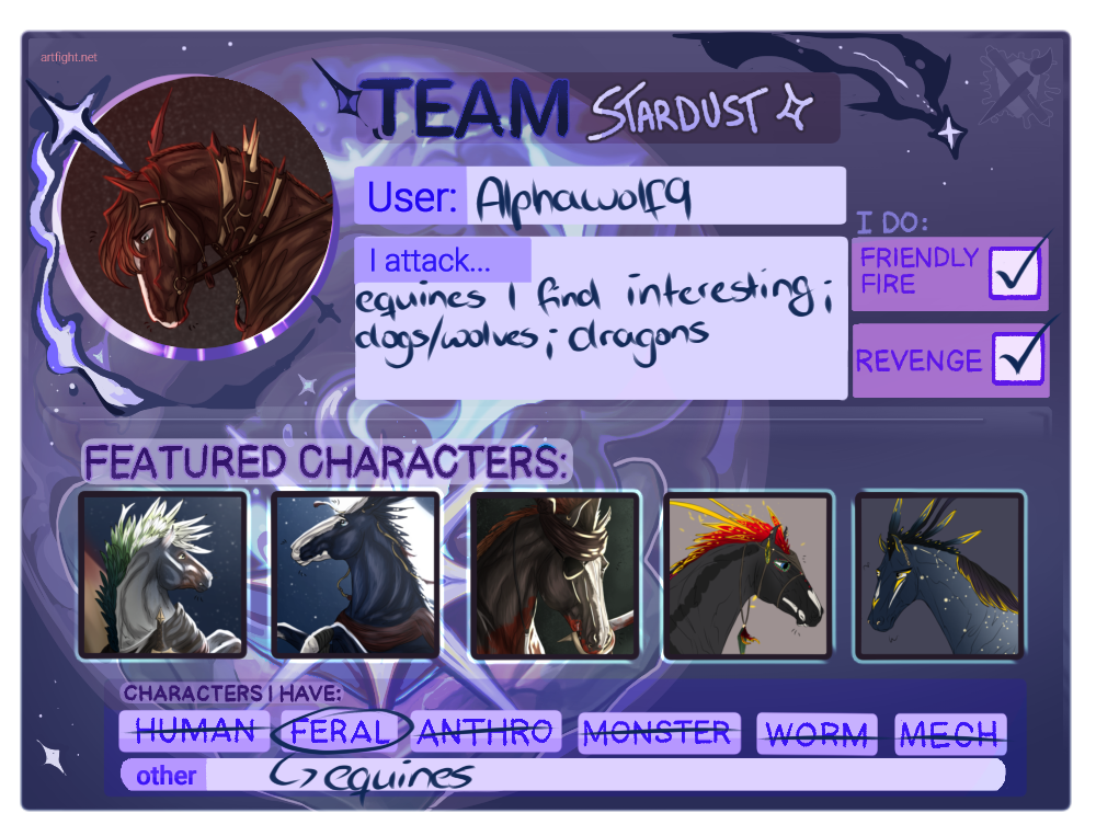 Artfight Template by Alphawolf9 on DeviantArt Artfight Template by Alphawolf9 on DeviantArt