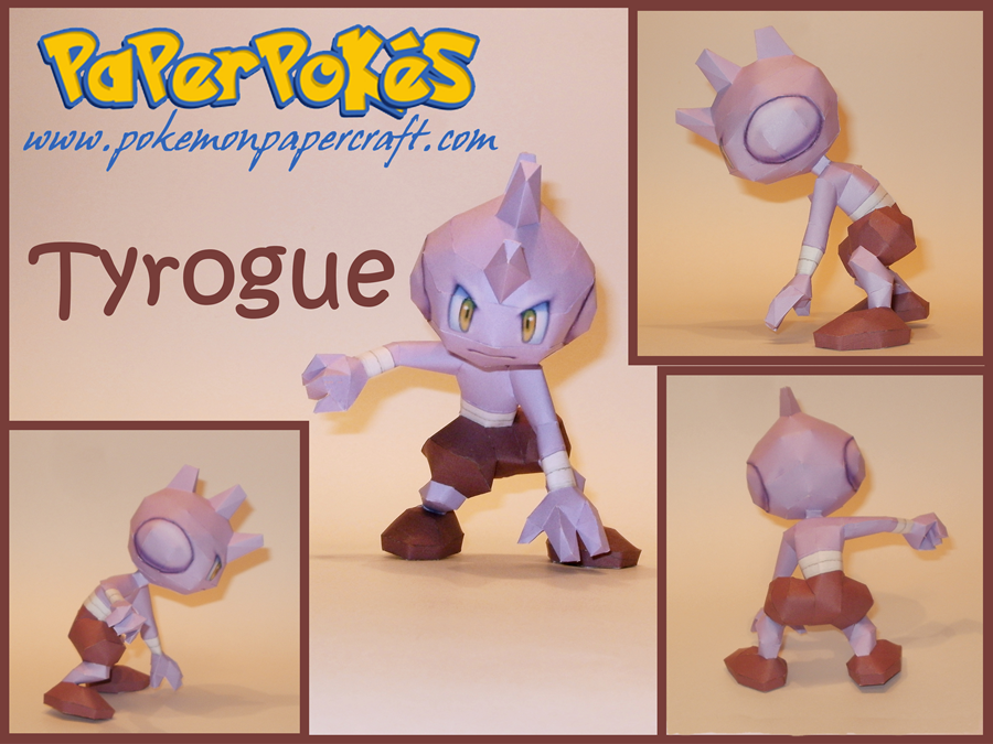 Tyrogue Papercraft