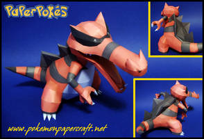 Krookodile Papercraft