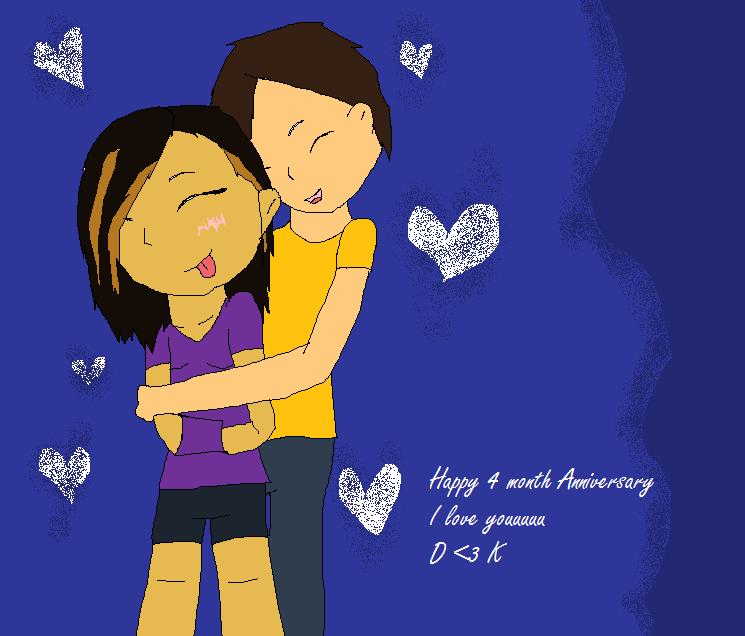 Happy Four Month Anniversary By Twilightookami On Deviantart