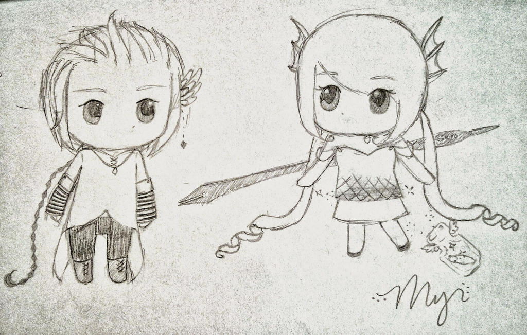 Myr Deviantart Vin and Myr by Muireol on DeviantArt