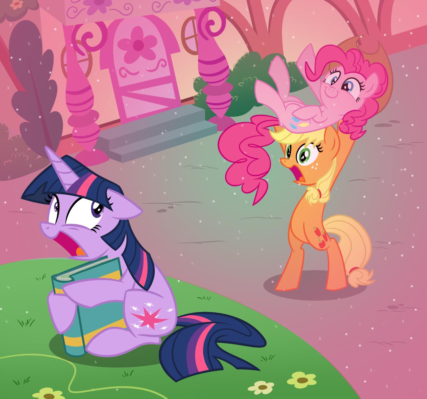 Twilight! Pinkie up! PINKIE UP!!!